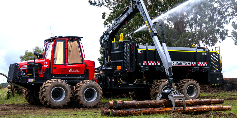 FOREST MACHINERY, A TOP FIRE FIGHTER!